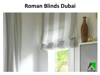 roman blinds dubai