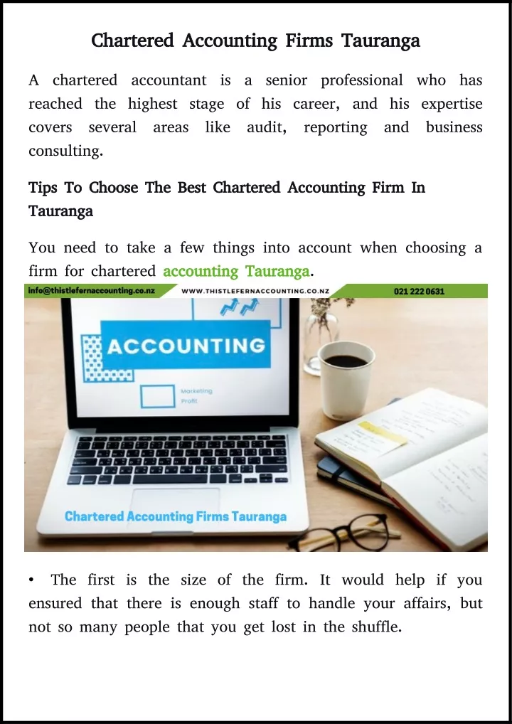 chartered accounting firms tauranga chartered