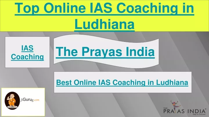 PPT - Best IAS Coaching In Ludhiana PowerPoint Presentation, Free ...