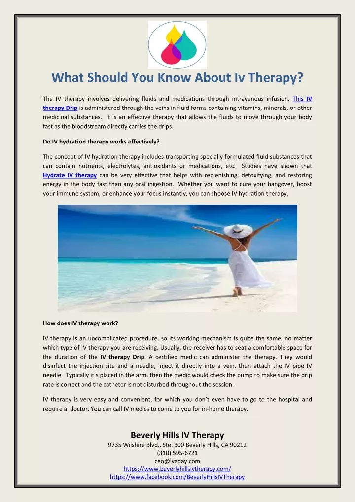 PPT - What Should You Know About Iv Therapy? PowerPoint Presentation ...