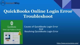 Troubleshoot QuickBooks Online Login