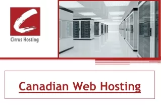 canadian web hosting
