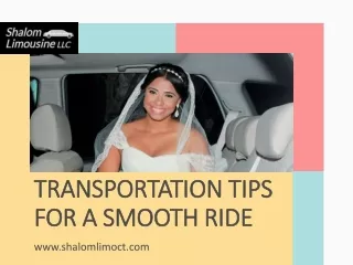 Wedding Transportation Tips for a Smooth Ride