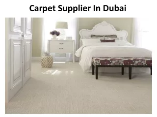 carpet supplier in dubai