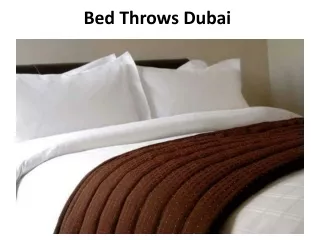 bed throws dubai