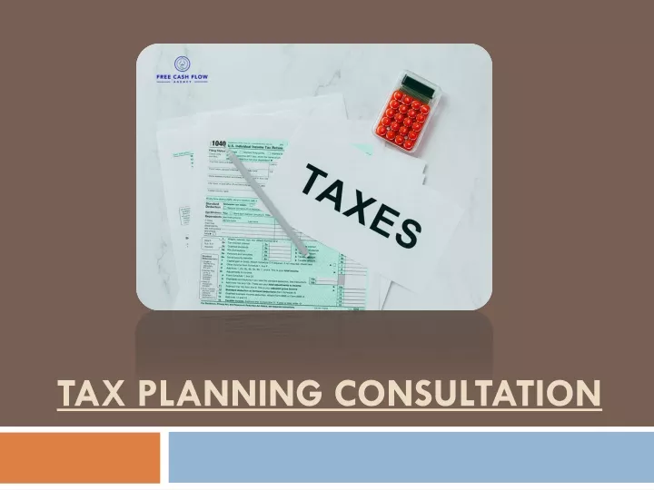 tax planning consultation