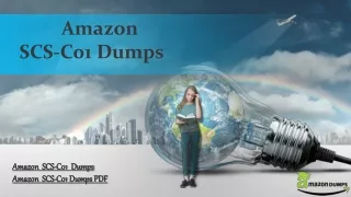 Solve Your Problems by Using Our Amazon SCS-C01 Dumps Questions Answers