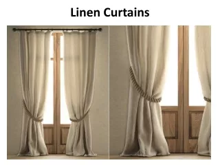 linen curtains