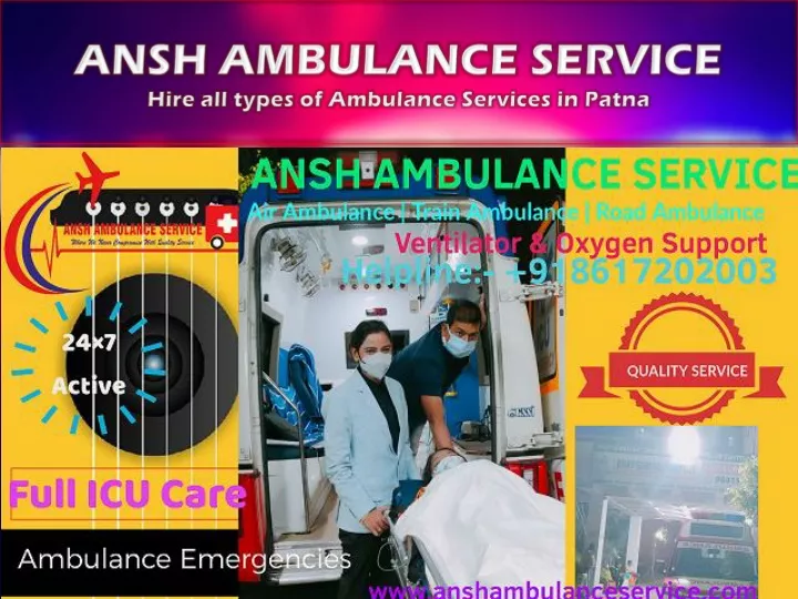 ansh ambulance service hire all types of ambulance services in patna