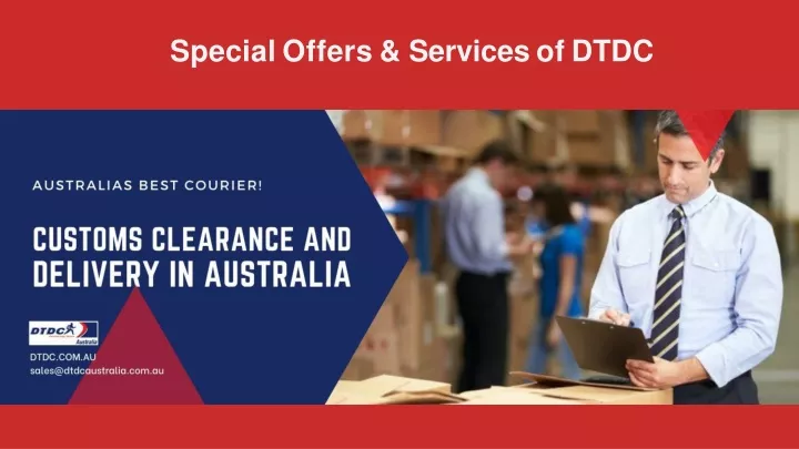 special offers services of dtdc
