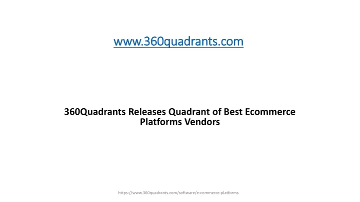 www 360quadrants com