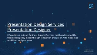 Why does a presentation designer use fillers?