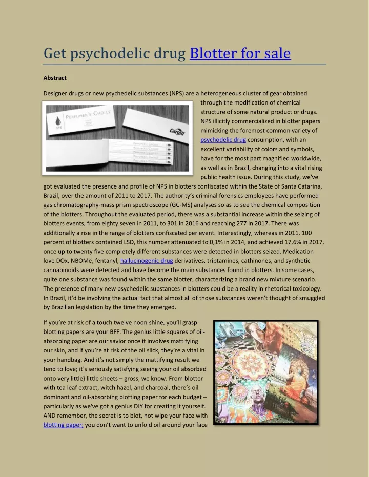 get psychodelic drug blotter for sale