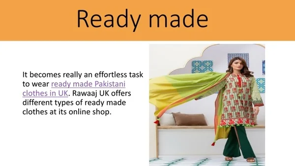 Ready made pakistani clothes uk