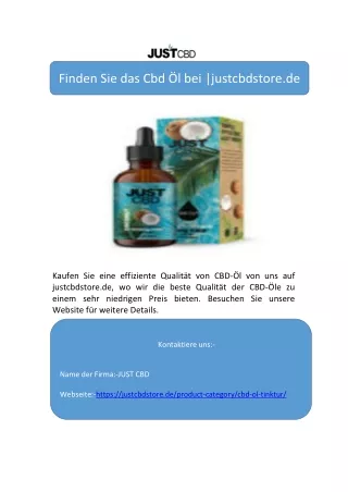 finden sie das cbd l bei justcbdstore de