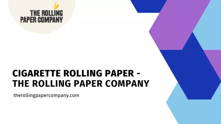cigarette rolling paper the rolling paper company
