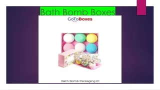 Bath Bomb Boxes