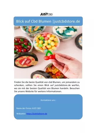 blick auf cbd blumen justcbdstore de
