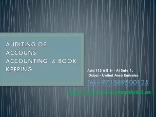 auditing of accouns accounting book keeping