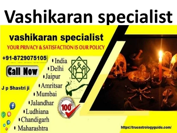 vashikaran specialist