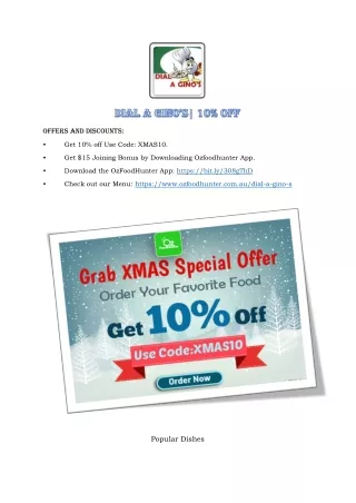 offers and discounts