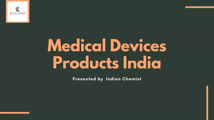 medical devices products india