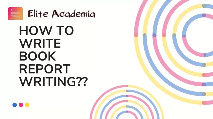 how to write book report writing