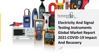 electricity and signal testing instruments global