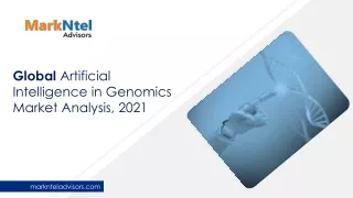 global artificial intelligence in genomics market