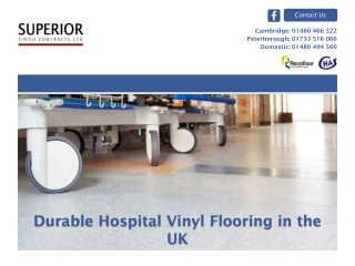 Durable Hospital Vinyl Flooring in the UK