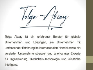 Tolga Akcay - Experte für globale Digitalisierung