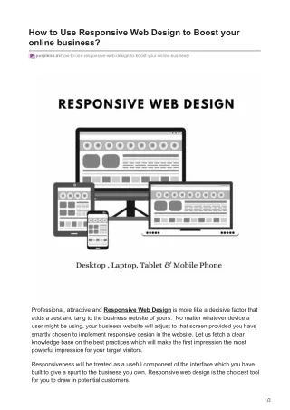 how to use responsive web design to boost your