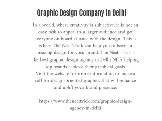 Graphic Design Company