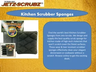 Kitchen Scrubber Sponges
