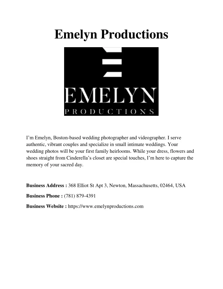 emelyn productions