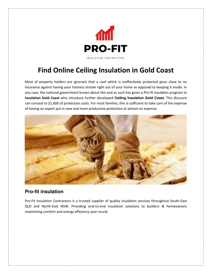 find online ceiling insulation in gold coast