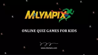 Online Quiz Games For Kids - mlympix