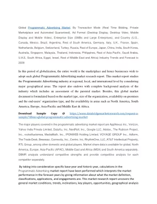 global programmatic advertising market