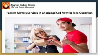 Packers Movers Services in Ghaziabad Call Now for Free Quotation