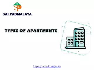 Types of Apartments_saipadmalaya