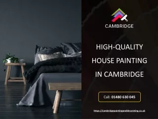 HIGH-QUALITY HOUSE PAINTING IN CAMBRIDGE