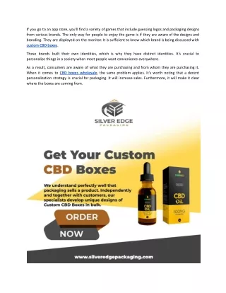 Custom CBD Boxes