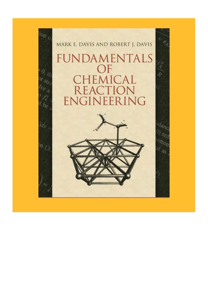 PPT - [EPUB] Fundamentals Of Chemical Reaction Engineering Full ...