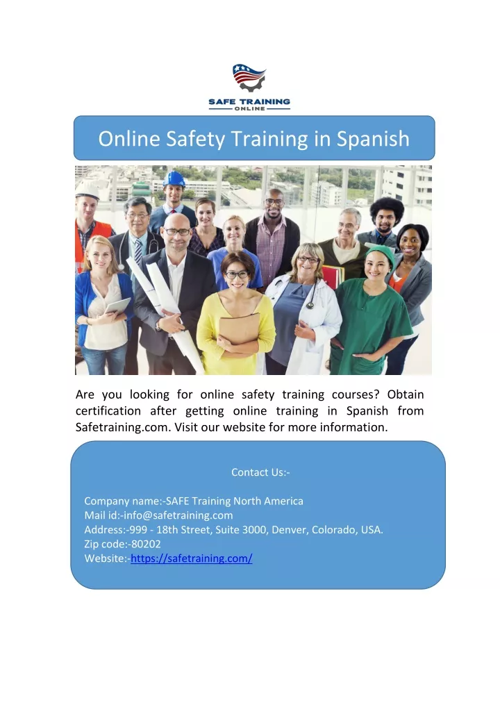 online safety training in spanish