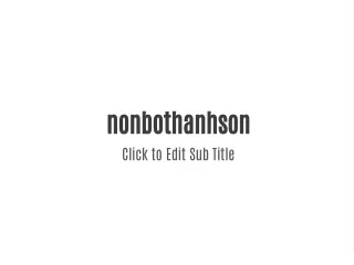 nonbothanhson click to edit sub title