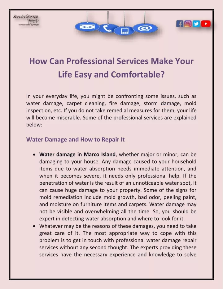 how can professional services make your life easy