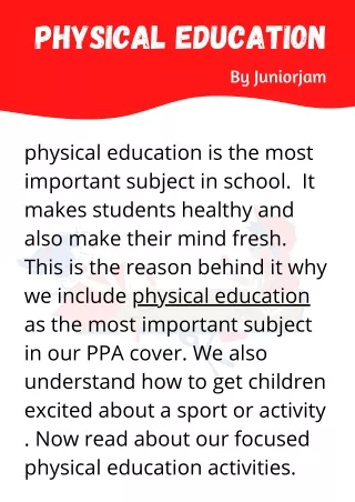 physical education