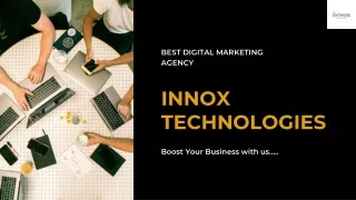 Best Digital Marketing Agency - Innox Technologies