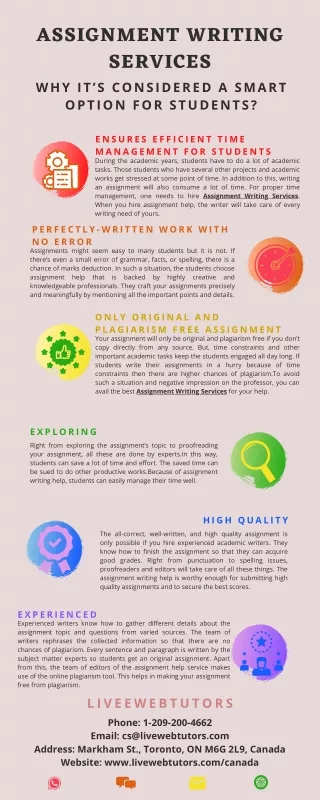assignment writing services why it s considered