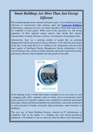 smart buildings are more than just energy